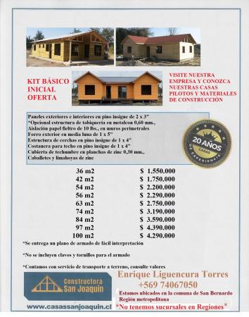 PREFABRICADAS KIT INICIAL OFERTA