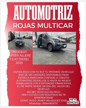 OFERTA PEUGEOT RIFTER 1.6 DIESEL FULL  2020