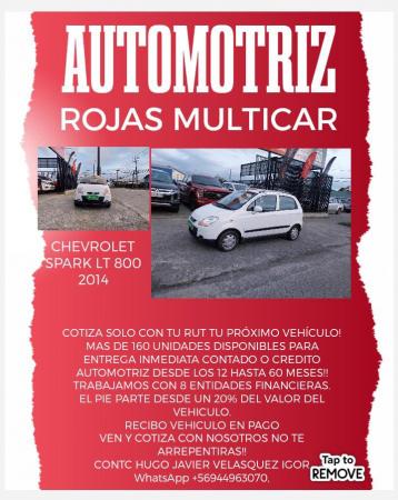 OFERTA CHEVROLET SPARK  800 LS 2014