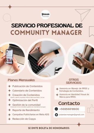 COMMUNITY MANAGER FREELANCE