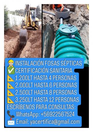 FOSA SEPTICA. PERMISO SANITARIO